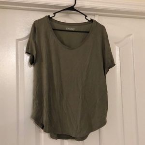 Green t-shirt